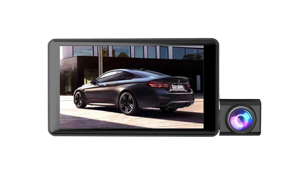 360° 4 Canali WIFI Dashcam Auto, 2K+1080P 4 Telecamera Anteriore e Posteriore Sinistra Destra, 3 IPS WiFi Dash Cam 8 IR Visione Notturna, WDR/Controllo APP/G-Sensore/Loop Video/24H Parcheggio Monitor