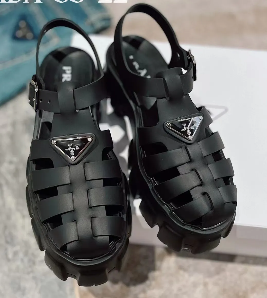 Mesh Sandalen Dames Zomer Holle Gesp Schoenen, Ademende Dikke