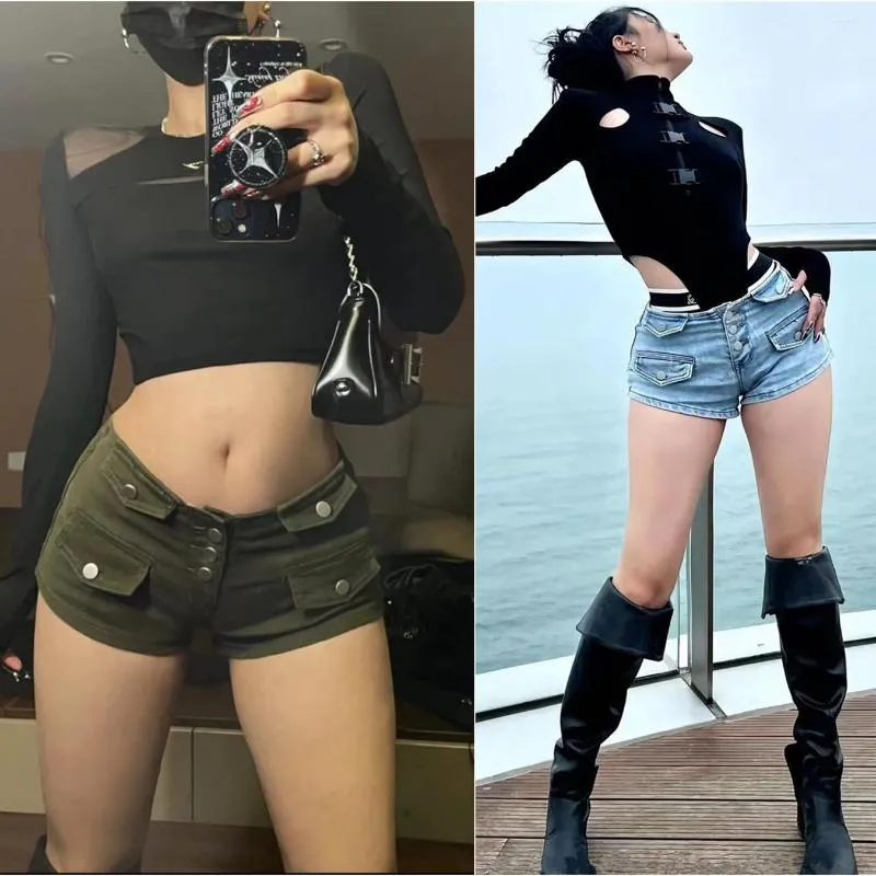 Denim spandex shorts best sale