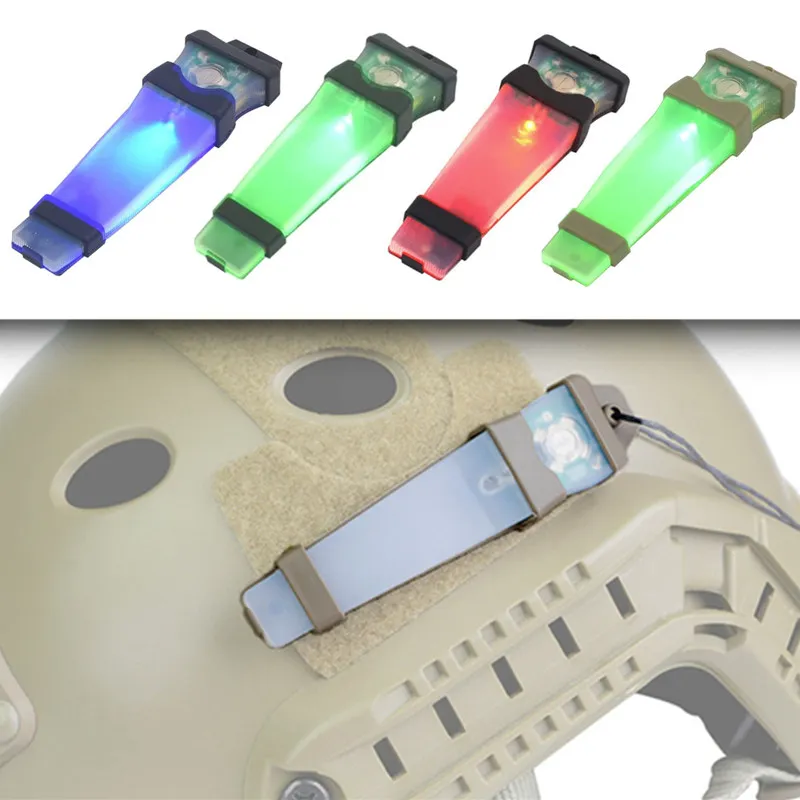 Tactical FMA Helm Sicherheits-Blinklicht Survival Signal Light Wasserdichte Lampe Outdoor-Ausrüstung für die Jagd Wandern Radfahren