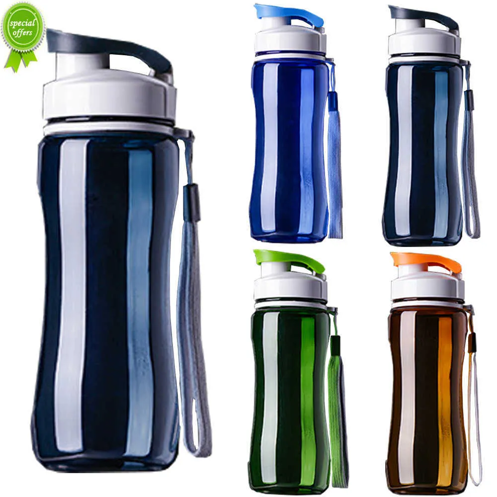 Bouteille d'eau Sport Gym Train voyage Portable Shaker bouteille vélo randonnée en plastique étanche école bouteille d'eau sans Bpa Drinkware