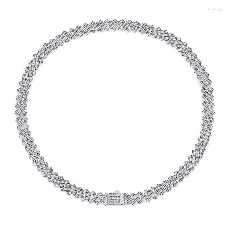 Chains Men's Necklace Luxury Moissanite Jewelry Silver 925 Vintage Thick High-Quality Items Men Corrente Masculina