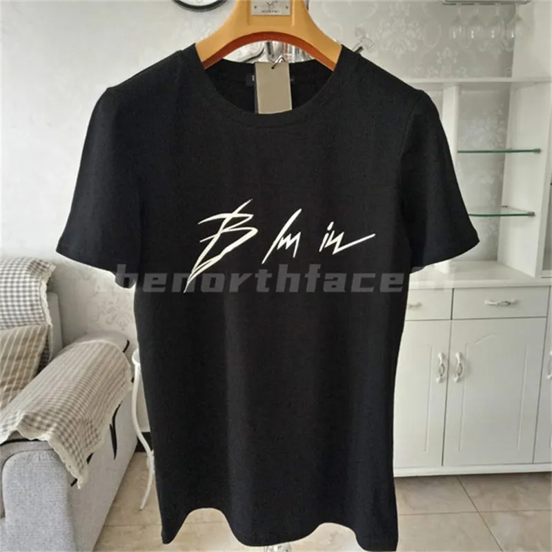 Magliette da uomo estive Nero Bianco Uomo Donna Moda Top manica corta Basic Tee Polo Taglia asiatica S-XXL