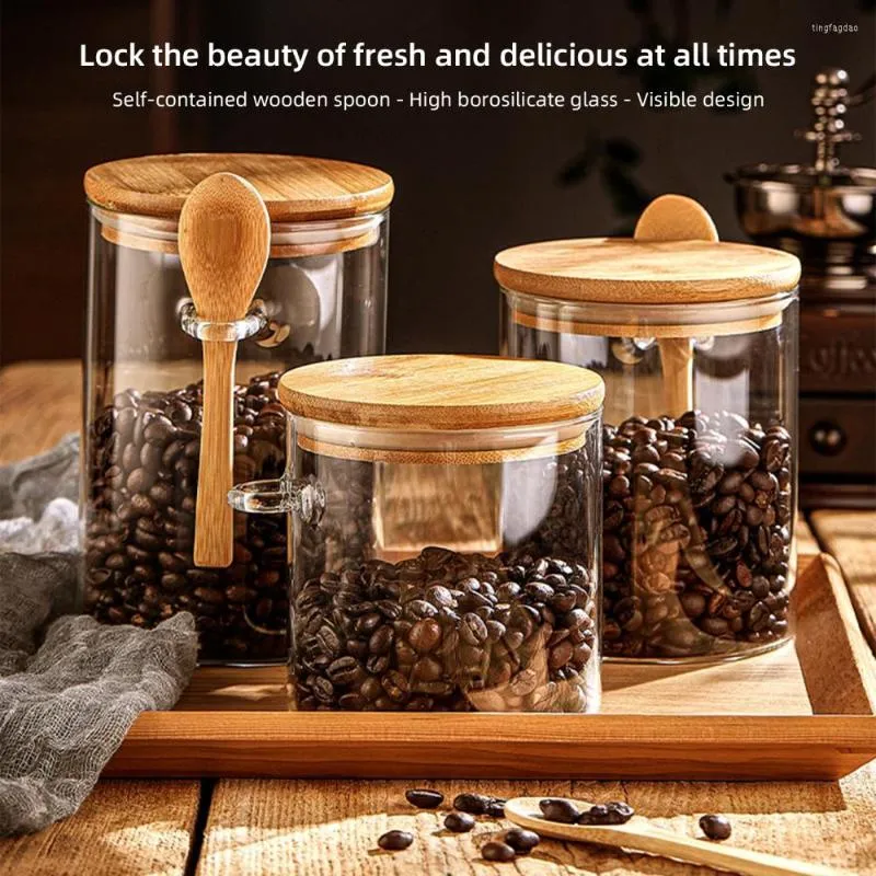 Borosilicate glass spice jar hot sale