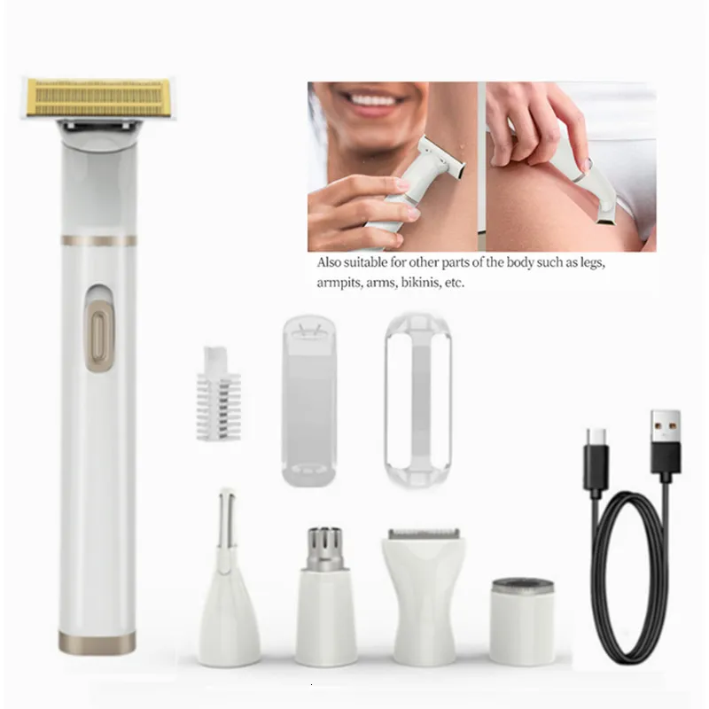 Epilator Pubic Hair Removal Intimate Areas Places Part Haircut Rasor Clipper Trimmer for The Groin Epilator Safety Razor Man Lady Shaving 230508