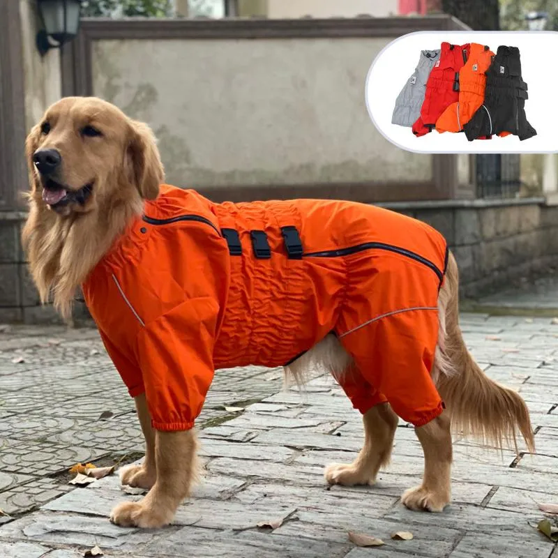 Impermeabili Cane Impermeabile Tuta Piccolo Medio Grande Grande Abbigliamento per cani Giacca antipioggia Vestito Barboncino Husky Labrador Golden Retriever Abbigliamento