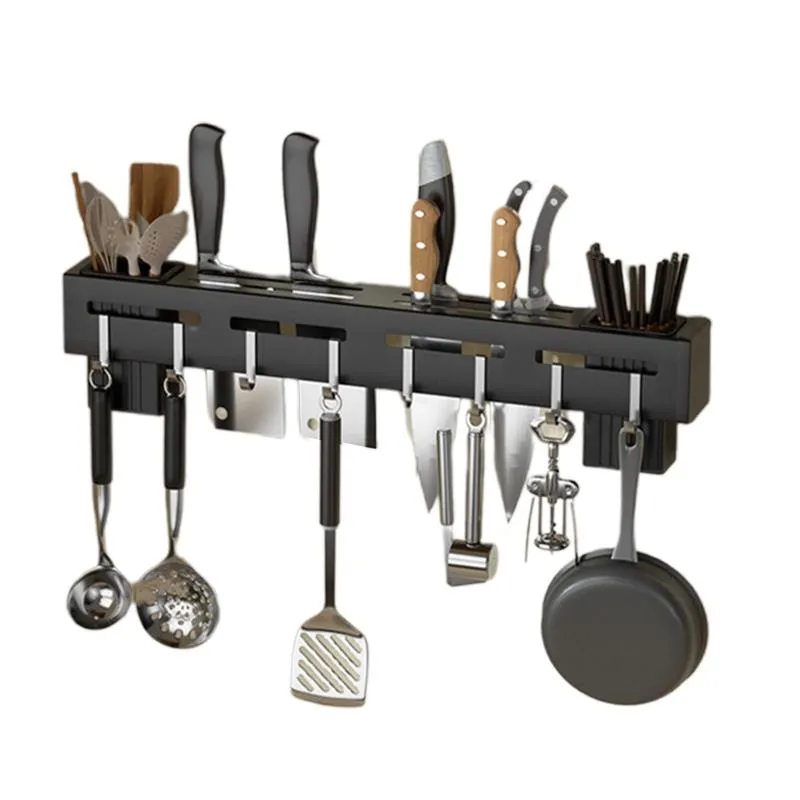 Organization Kitchen Rack Free Punching Rack Knife Holder Chopstick Storage Holder Household