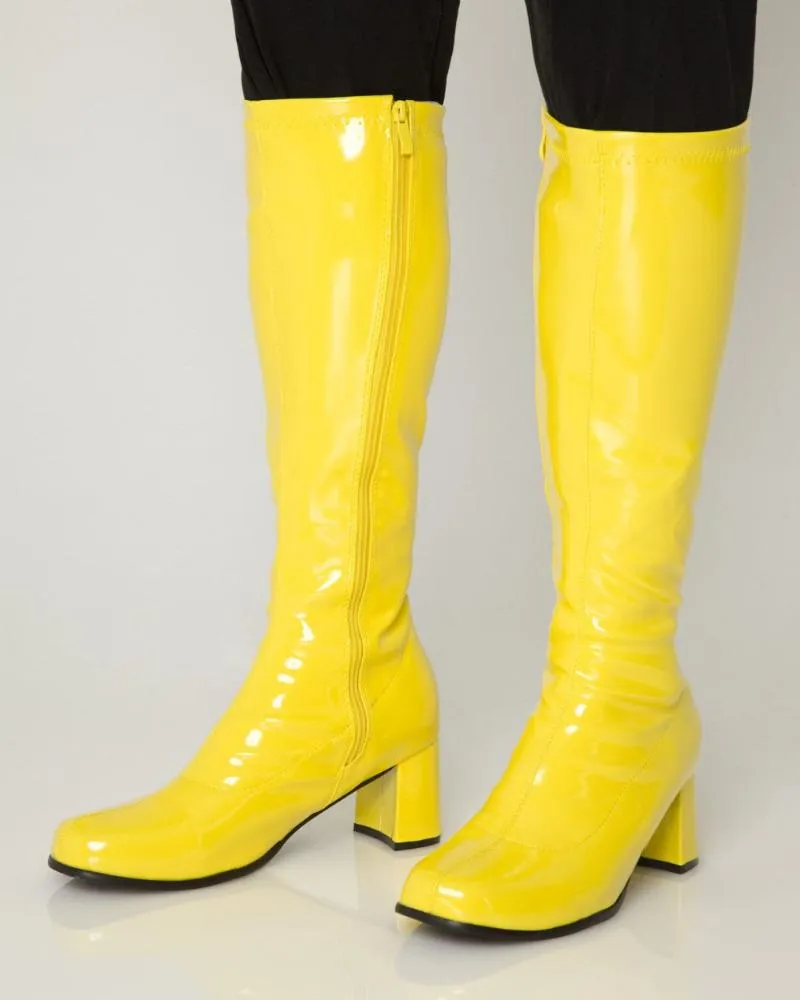 White 60s boots fancy dress cheap