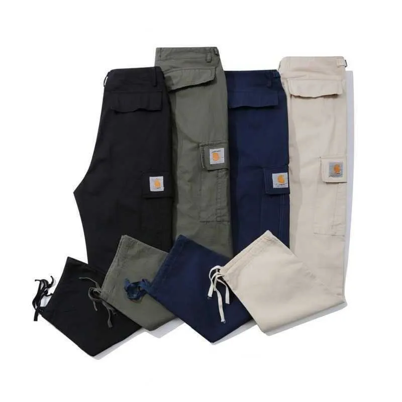 Salopette homme carh pantalon de créateur pantalon droit ample homme multifonctionnel long multipoches pantalons grande taille NDG