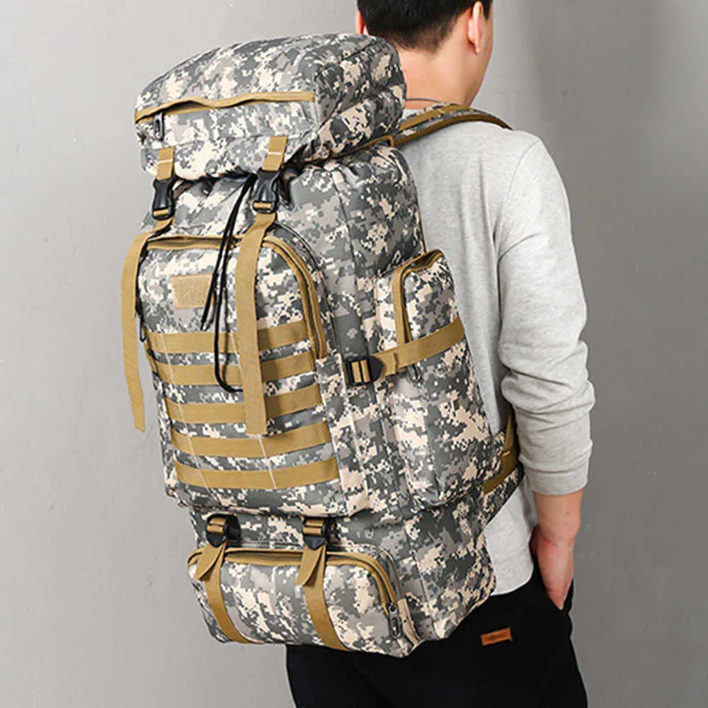 Large 80L Best Backcountry Hunting Packs For Climbing, Hiking, And Travel Waterproof And Durable