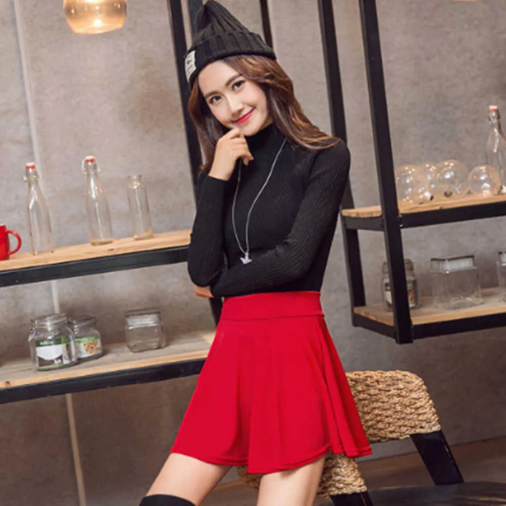 Jupe store courte stretch