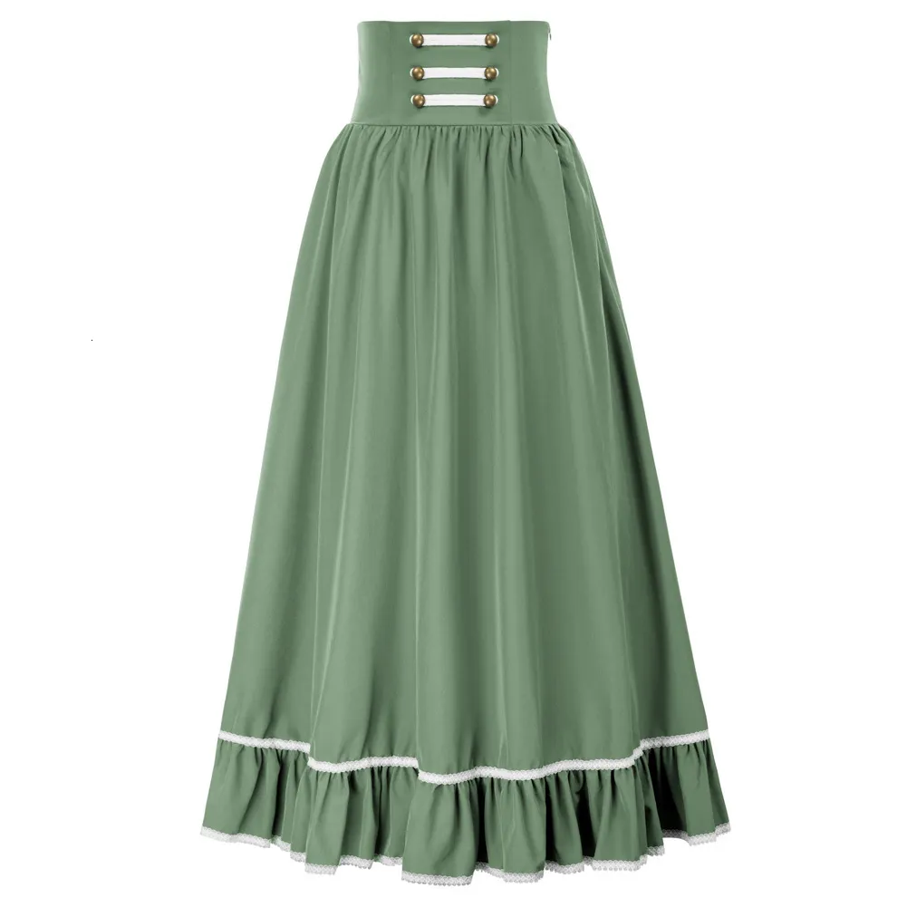 Skirts Vintage Skirts Women Gothic Punk Maxi Skirt High Waist
