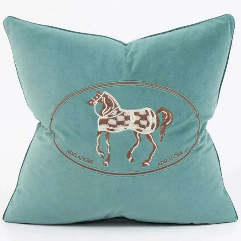 Luxury Solid Color Throw Rodeo Home Pillows With Waist Protection For