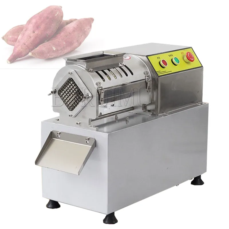 Commercial Electric French Fries Slicer For Potato Radish Cucumber Strip Cutter Stainless Steel Vegetable Cutting Machine