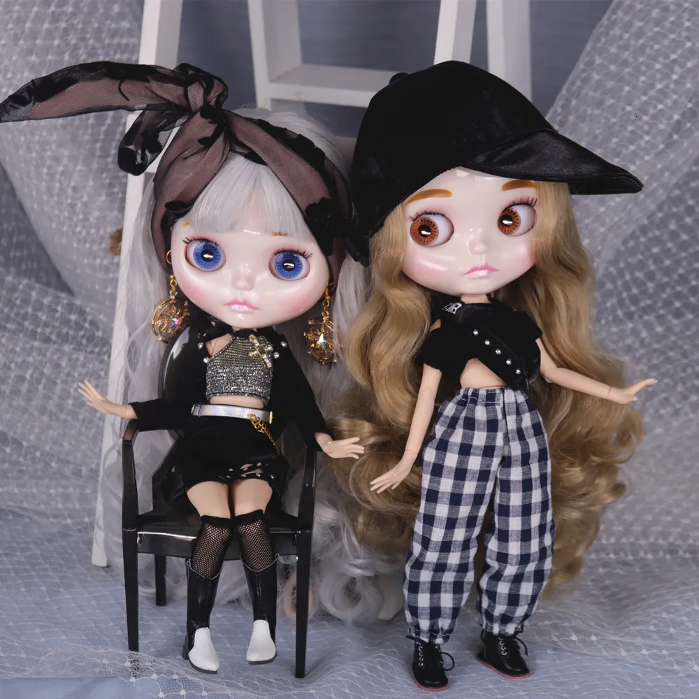 12 pouces Blythe Doll Clothes Plus chaussures 1/6 BJD lèvres sculptées