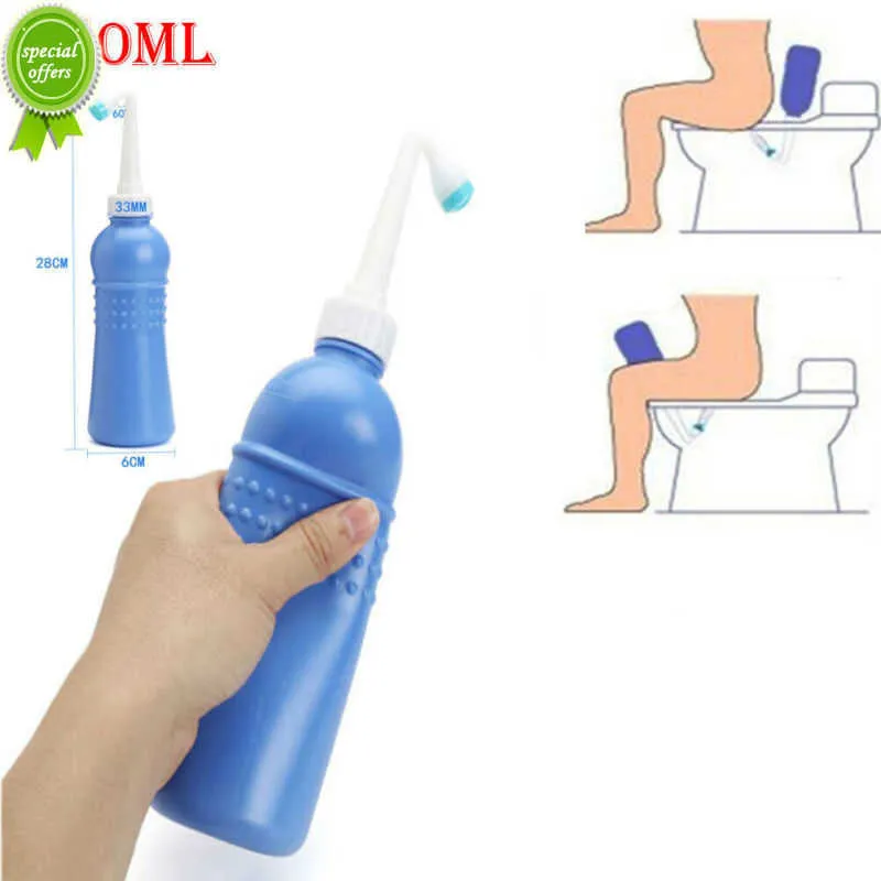 450ml Portable Bidet Handheld Outdoor Travel Toilet Washlet Spray Seat Unisex Clean Wash Bottle