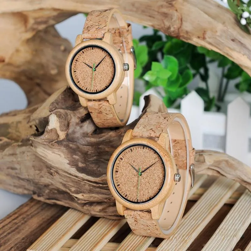 Wristwatches BOBO BIRD Quart Watch For Man Bamboo Men's Wrist Watches Male Wristwatch Clock Relojes Timepieces Luxury Couple Gift