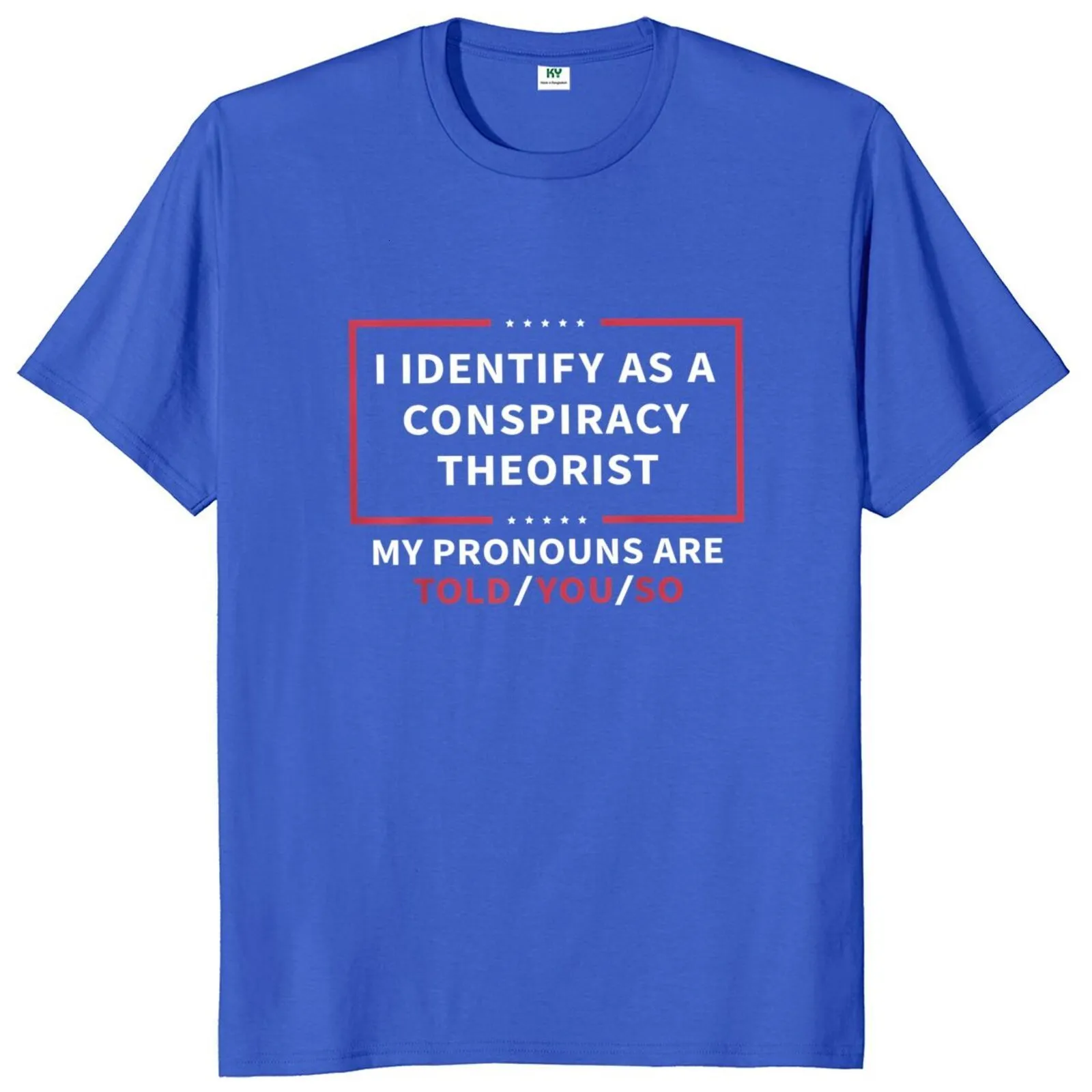 T Shirts Voor Heren Die Ik Identificeer Als Een