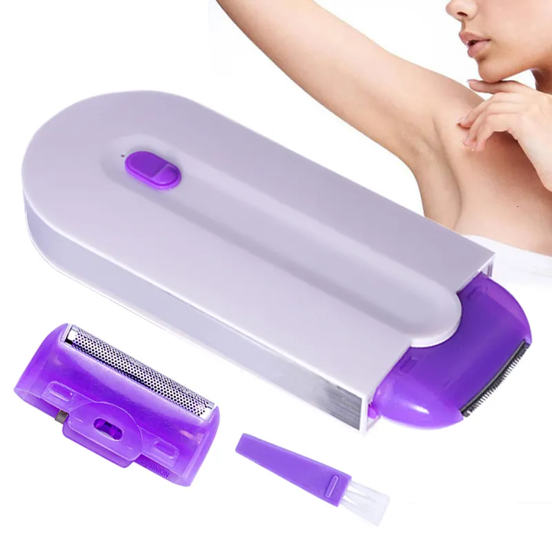 Epilator Professional smärtfritt hårborttagningssats Laser Touch Epilator USB Laddning Female Body Face Ben Bikini Hand Shaver Hair Removal 230506