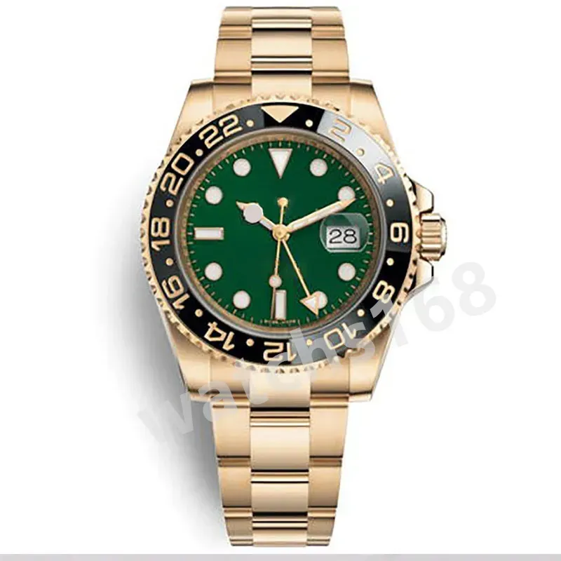 Męskie zegarek designerskie zegarki Wysokiej jakości oryginalne rolę GMT U1 automatyczne zegarki na rękę dla mężczyzny super wodoodporne szafir ze stali nierdzewnej