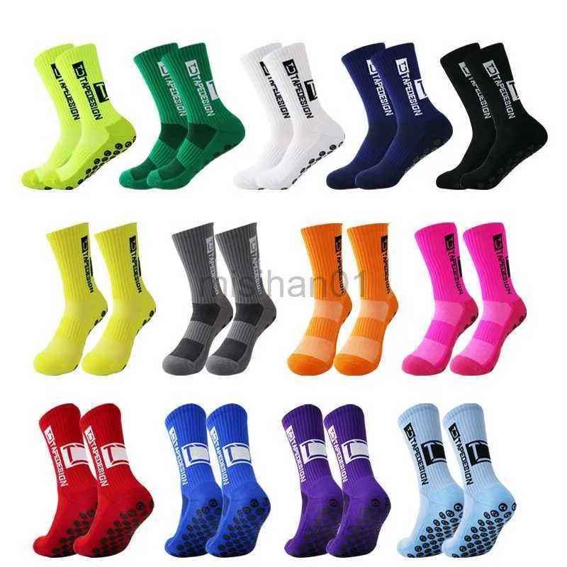 3pc Socks Men's Sports Sports não escorregadinhos de futebol de futebol de borracha Basquete de ioga 38-45 cores y23