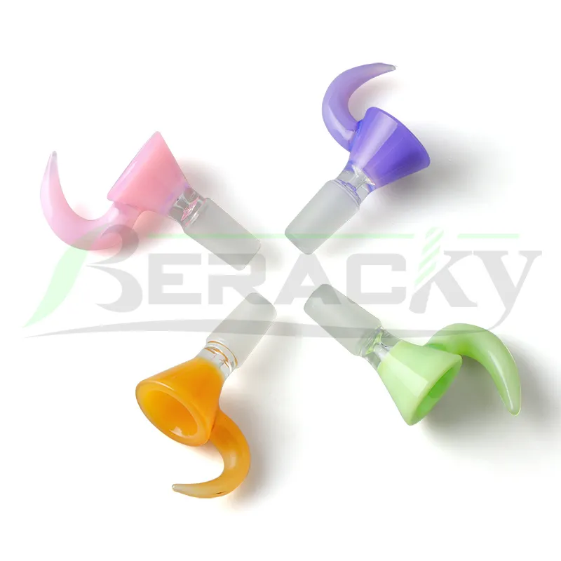 DHL Beracky Smoking Glass Bowls Colored Unique Heady Bong Bowls Piece Accessories For Glass Water Bongs Oil Dab Rigs Water Pipes