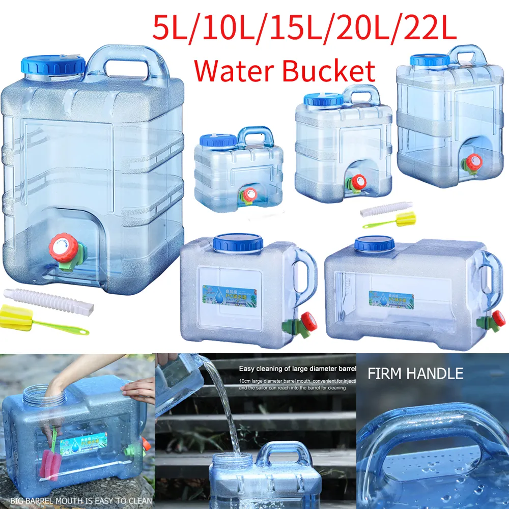 cleaning pail Plastic Bucket With Handle Water Bucket Portable