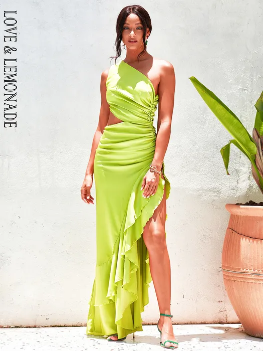 yellow flowy maxi dress Fitted waist with soft music festival Size:6.5WC Shop Army & Air