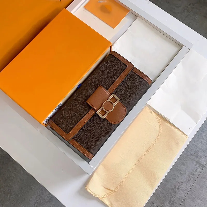 fashion-lady-wallets-leather-designer-women Damen-Geldbörsen aus echtem Leder, lange Geldbörsen, hochwertige Geldbörse, Ordner, Reisepass, Fototaschen mit Box, Geldbörsen mit Reißverschluss