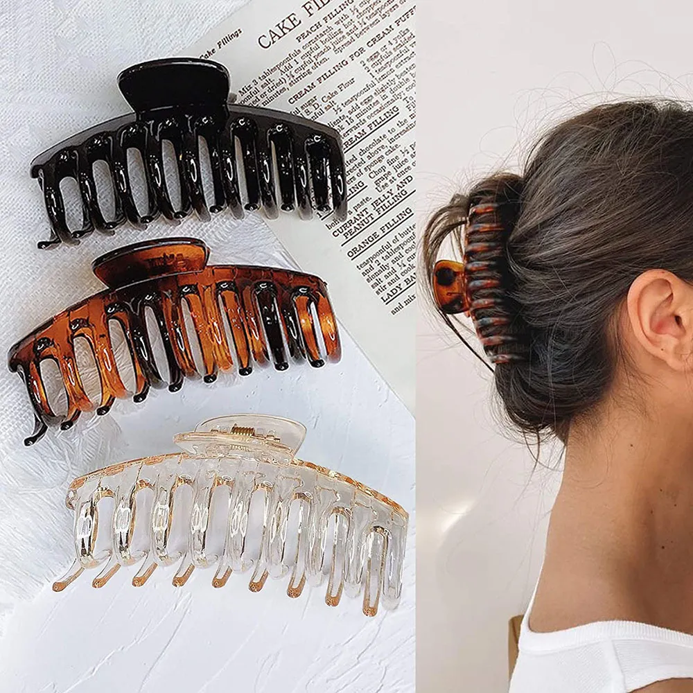 Large bulldog hair clips sales