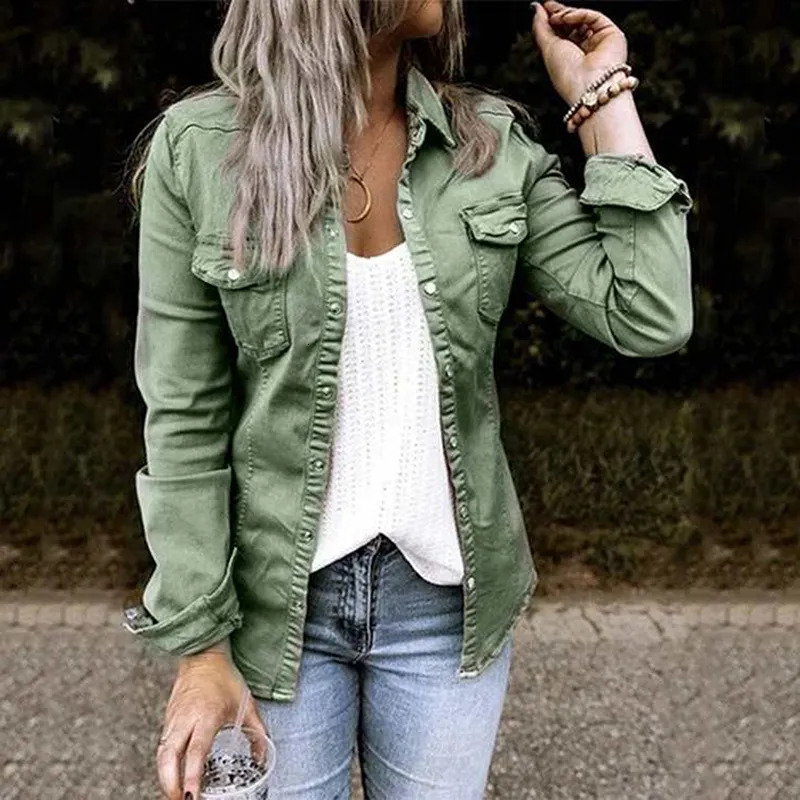 Cappotto di jeans con 2025 pelliccia