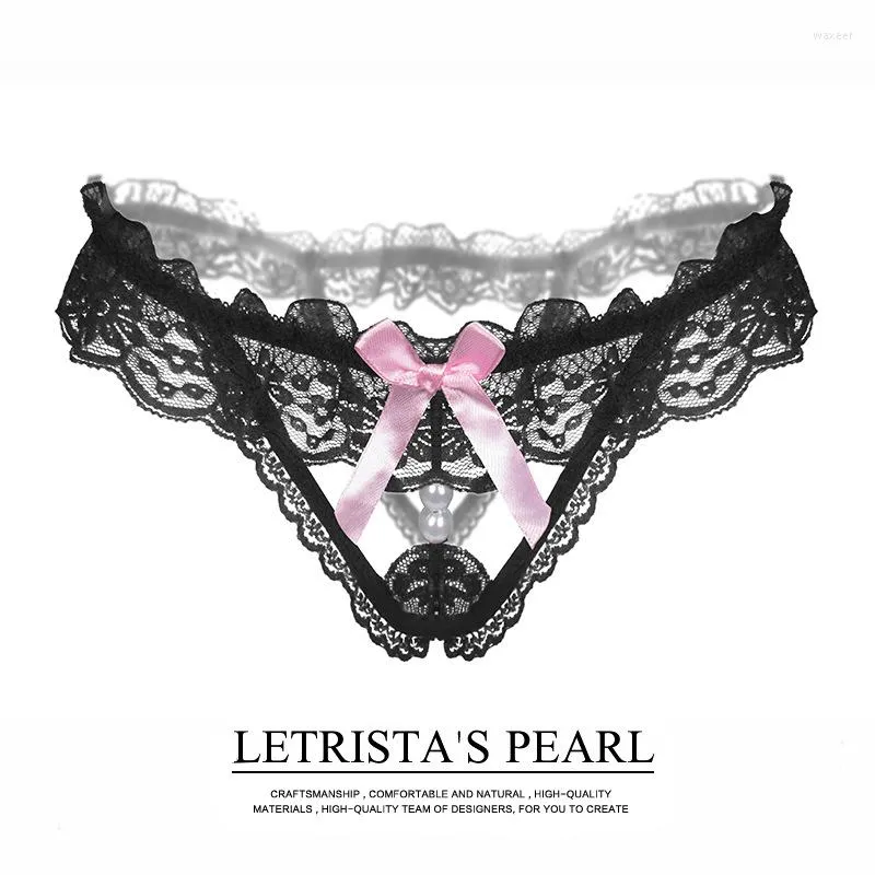 Womens Panties Funny Underwear Women'S Hip Beauty Lace Novelty G String  Trousers Pearl Massage Transparent Hollow T Pants From Waxeer, $4.62