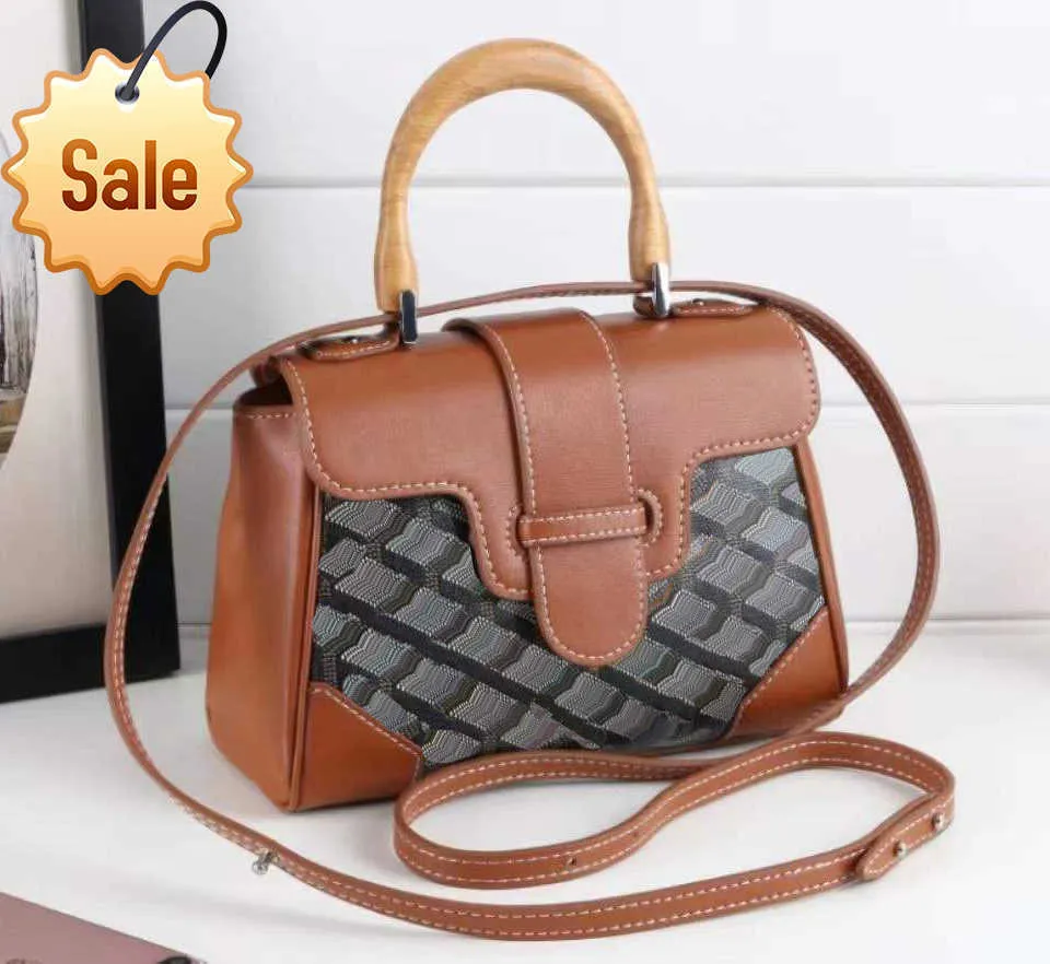 Luxury Fashion Handbags Designer bags Luxury Brand Tote Bags Multifunctional Wooden Handle Diagonal Cross Bag 2023 New Manufacturers Low Price Direct Sales