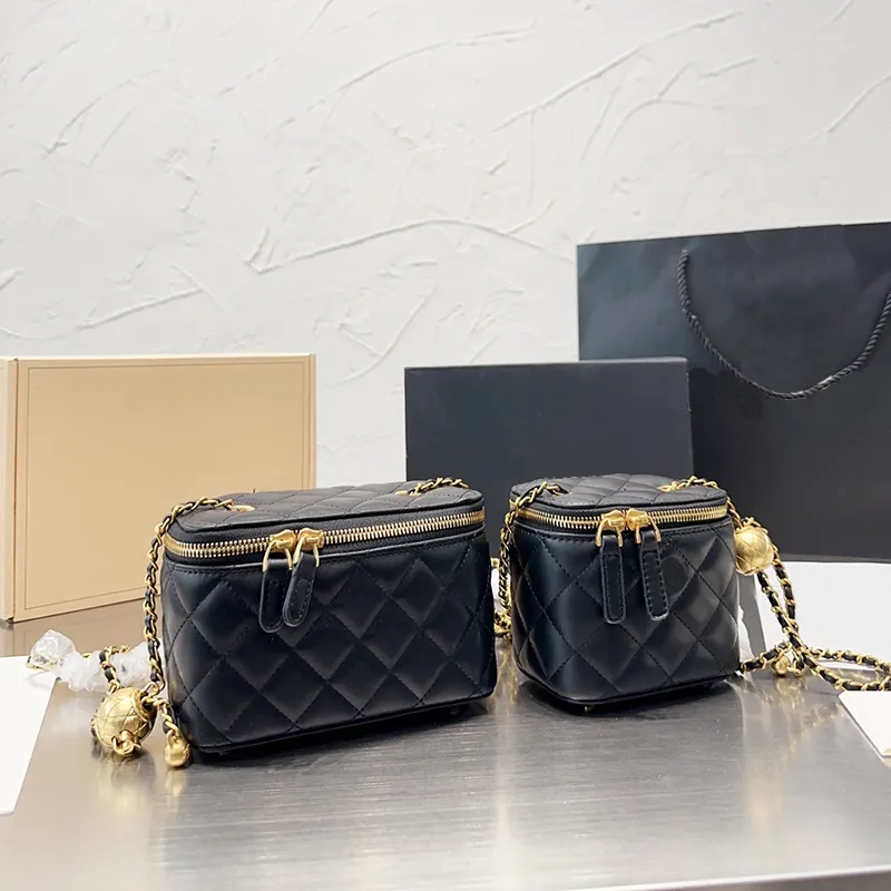 Bag Crossbody Purse Fashion Shoulder Bags Leather Women Wallet Luxury Handväska Designer Tote Bag Golden Ball Box Chain Bags Flap Sofe Handväska