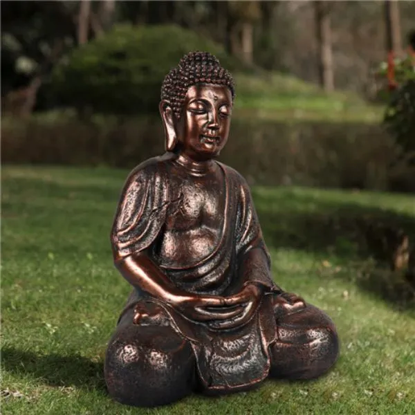 Statue da giardino per esterni di Buddha 63 cm 