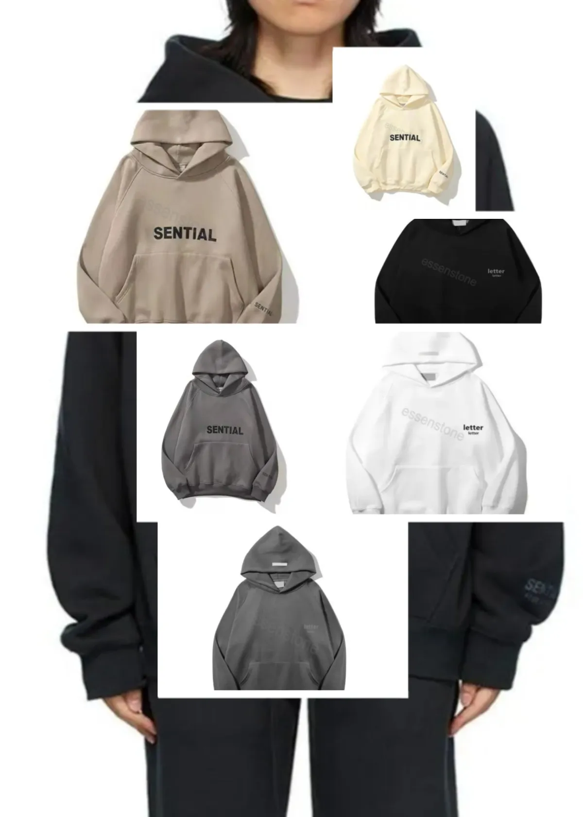 ESS chaud à capuche ess sweats à capuche hommes femmes mode streetwear pulls sweats à capuche amples amoureux hauts vêtements 23ss essen EUR S-2XL