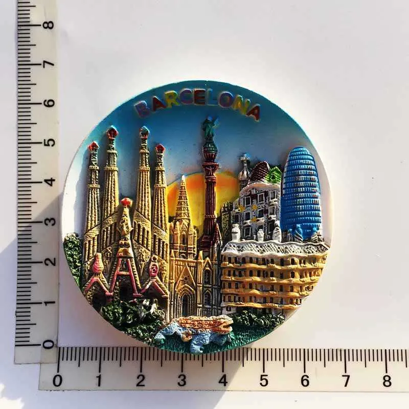 Madrid Spagna Innovativo 3D Frigorifero Magnete Adesivi