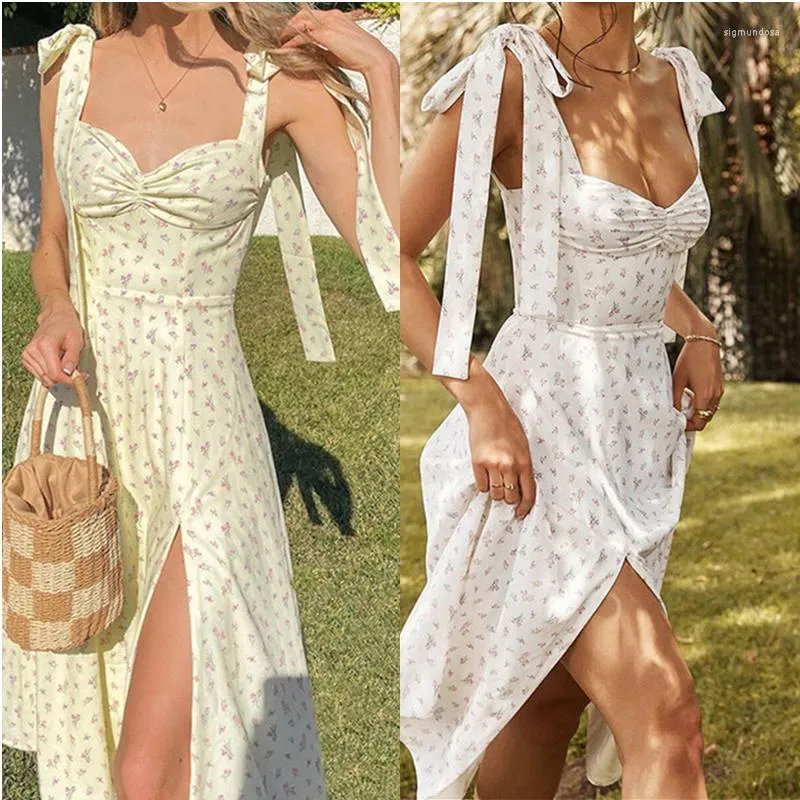 White sundress with yellow flowers new arrivals