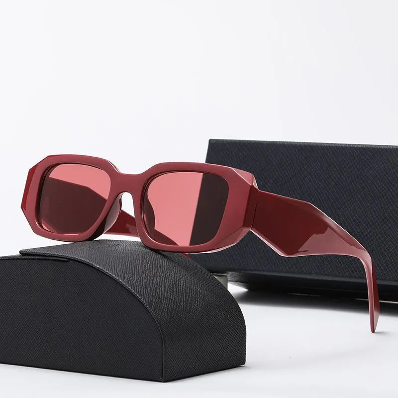 2023 Designer Black Rectangle Sunglasses For Women And Men Luxury