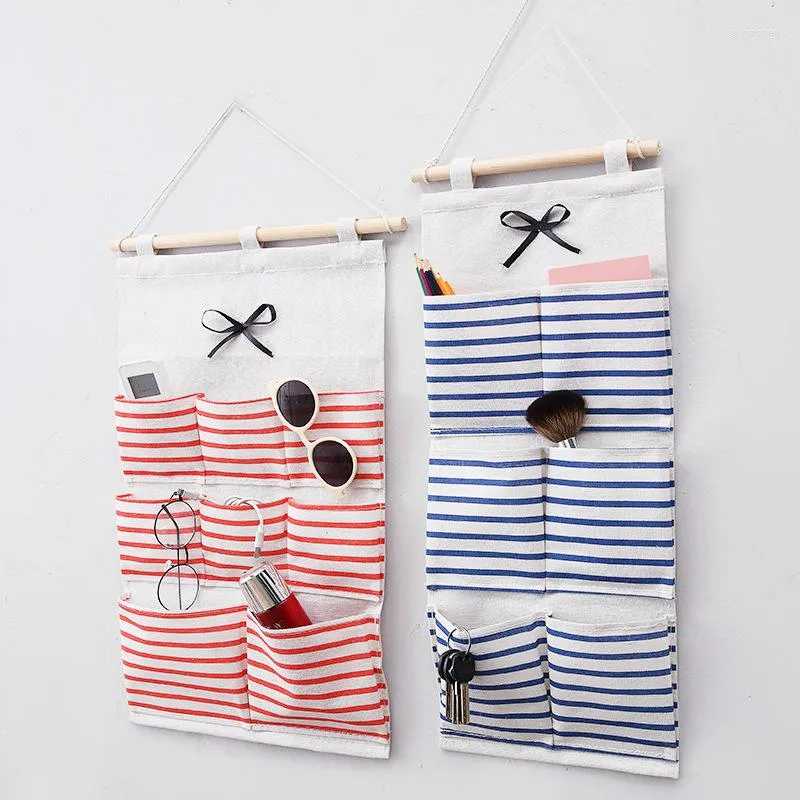 Storage Bags European Simplicity Wall Mounted Wardrobe Organizer Sundries Bag Jewelry Hanging Pouch Hang Cosmetics Toy