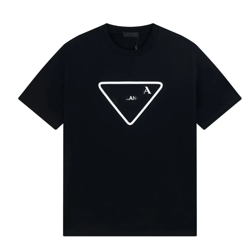 2023ニューサマーメンズデザイナーTシャツソリッド3DプリントルースTシャツを書いたプリント半袖