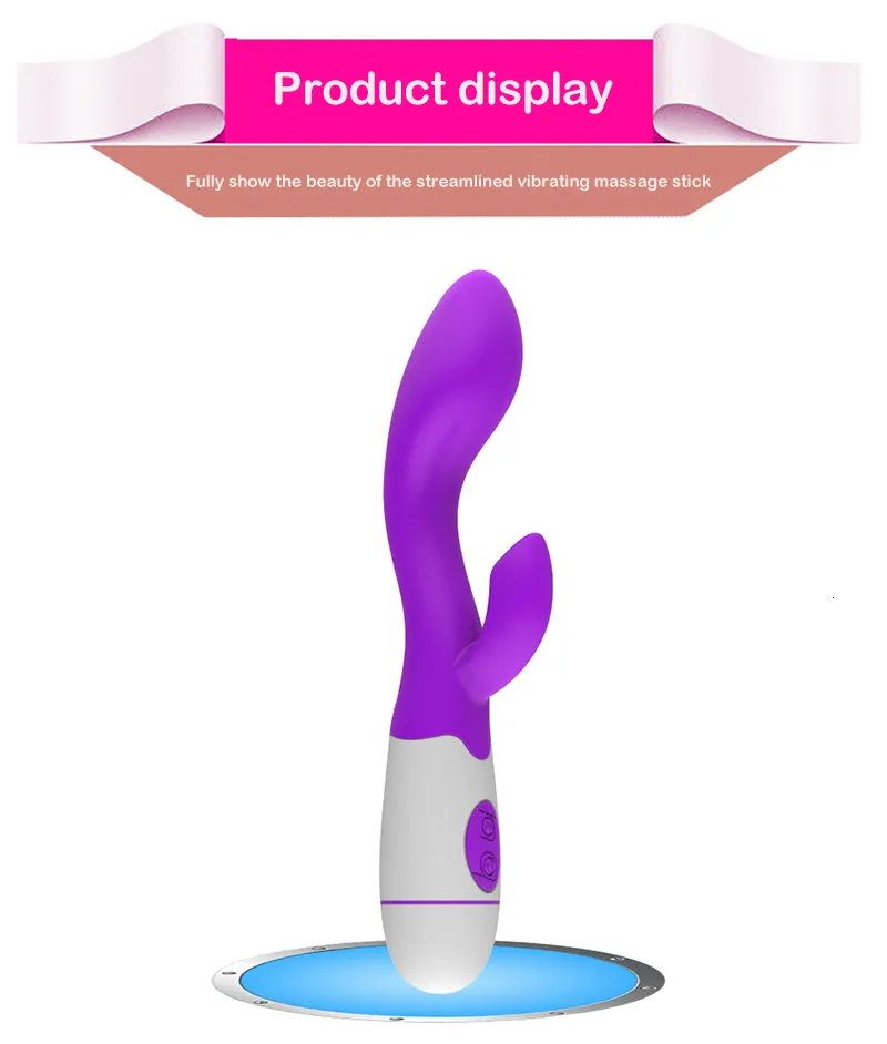Vibratoren 30 Geschwindigkeit G-Punkt für Frauen, Dildo, Masturbieren, Kaninchen, Klitoris-Massagegerät, weibliche Stimulation, Erwachsene_voghion.com
