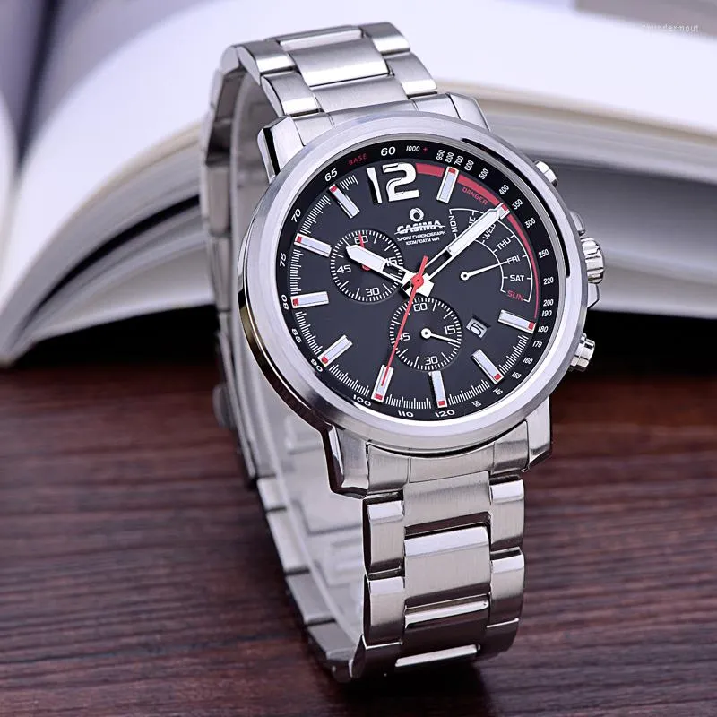 Wristwatches CASIMA Fashion Casual Chrohograph Calendar Waterproof