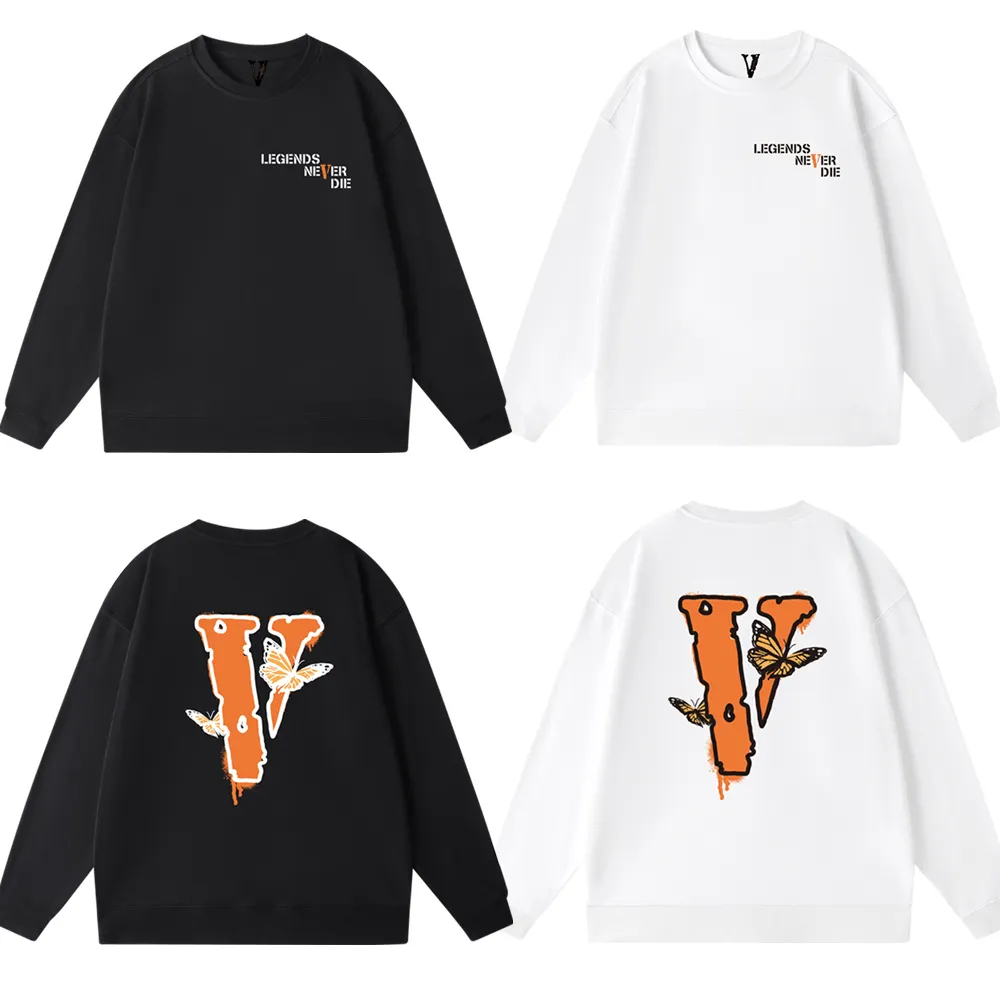 vlone bluza z kapturem nowa sprzedaż mody bluzy bluzy bluzy bluzy misie misie modne modne frotte explosion w stylu Sweter Mężczyźni i kobiety rozmiar s-xl biały szary list z nadrukiem