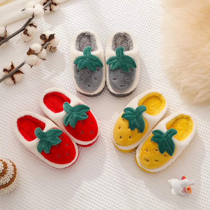 Cartoon Faux Fur Slippers For Girls Warm Winter Home Shoes With Cute Design And Comfortable Fit From Pu09 10.53 DHgate.Com
