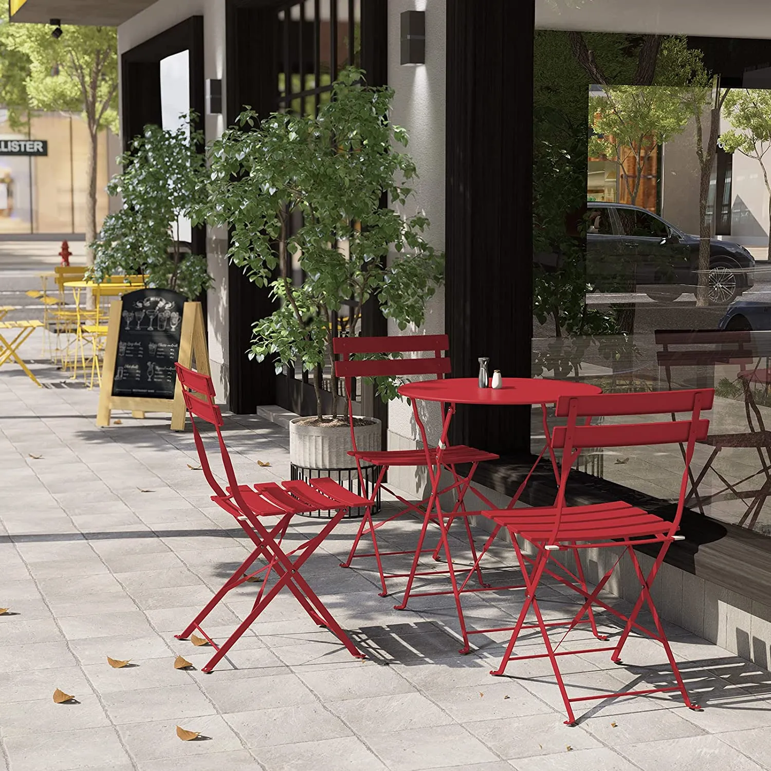 Fold up patio set on sale