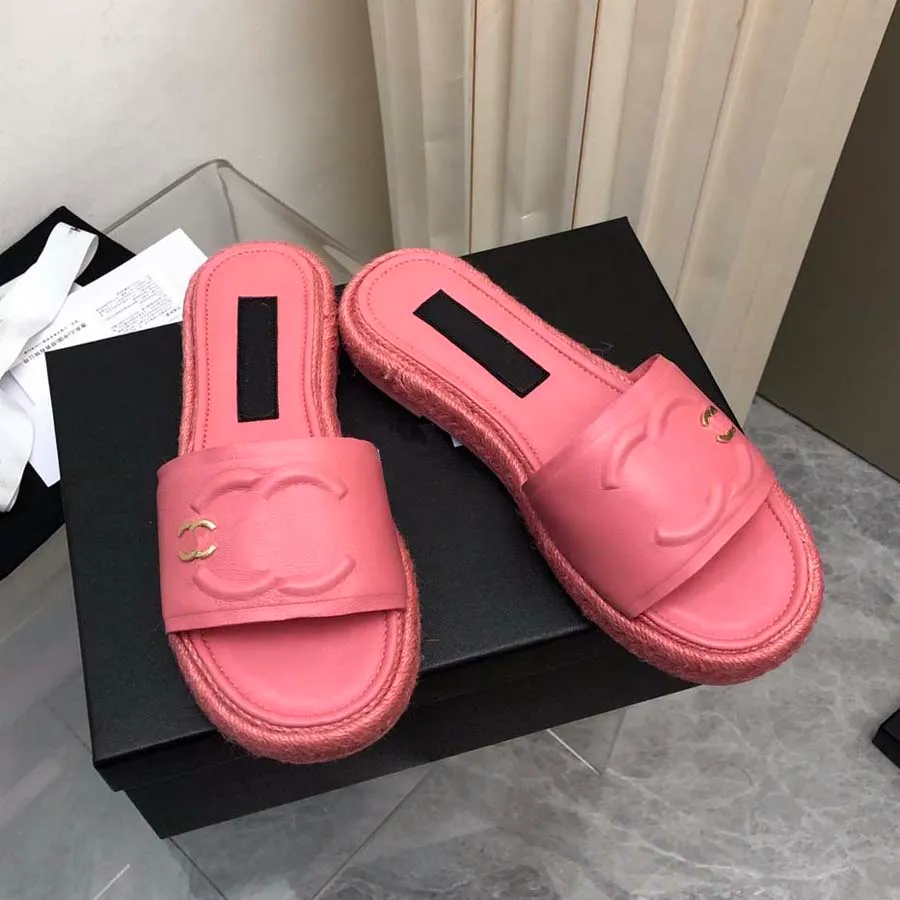 Hot pink designer slides hot sale