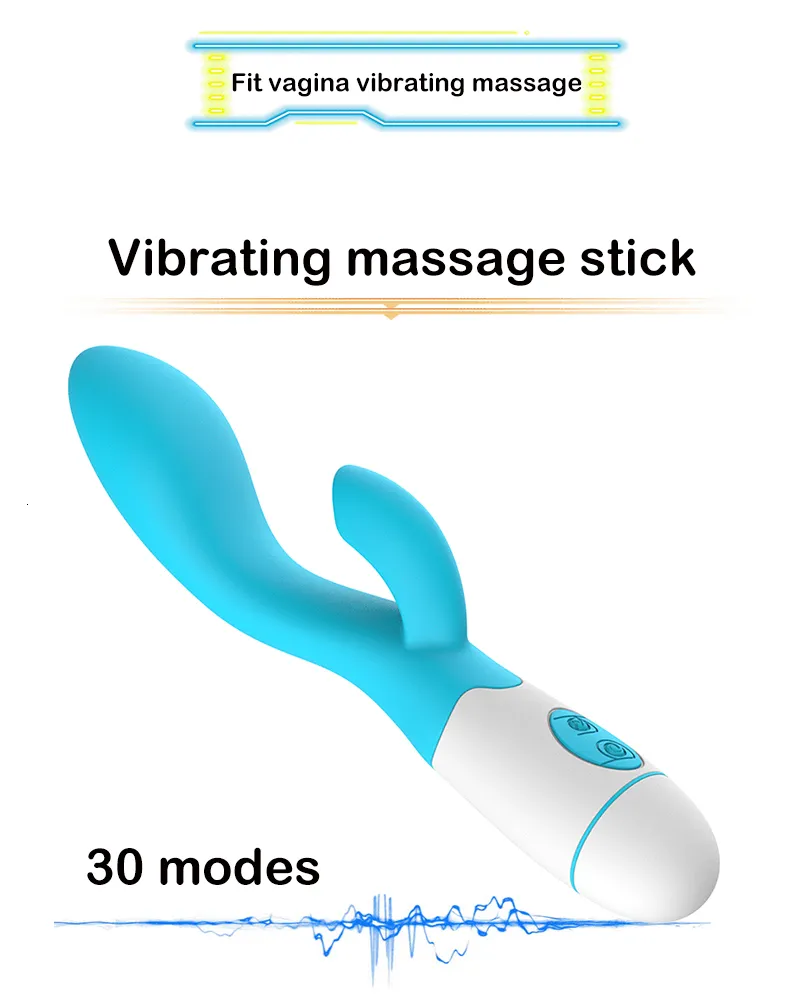 Vibratoren 30 Geschwindigkeit G-Punkt für Frauen, Dildo, Masturbieren, Kaninchen, Klitoris-Massagegerät, weibliche Stimulation, Erwachsene_voghion.com