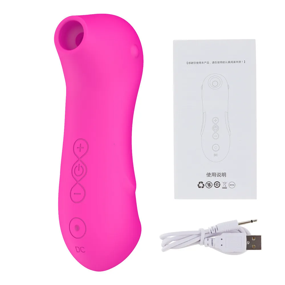 Vibrateurs de succion orale vibrateur femelle G Spot Clitoris mamelon ventouse masseur stimulateur érotique femmes Masturba_voghion.com