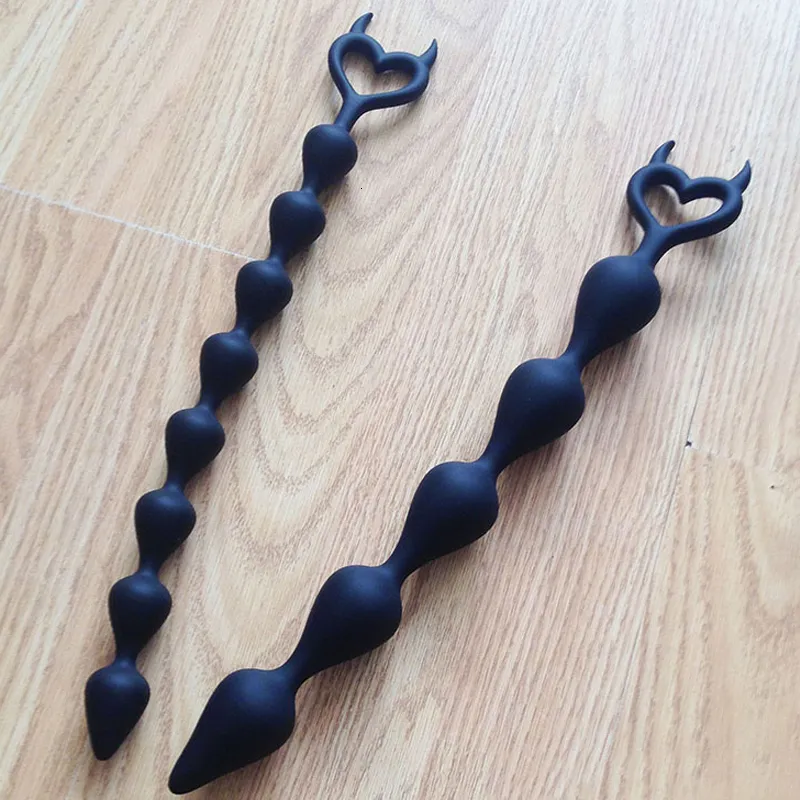Anal Toys Super Long Silicone Big Beads Balls Butt Plug Adults Sex Toy Anus Masturbator Dilatodor Expander Pro_voghion.com
